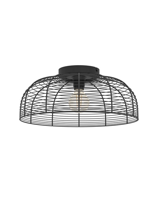 EGLO RINROE KATTOVALAISIN Ø450 E27 MUSTA