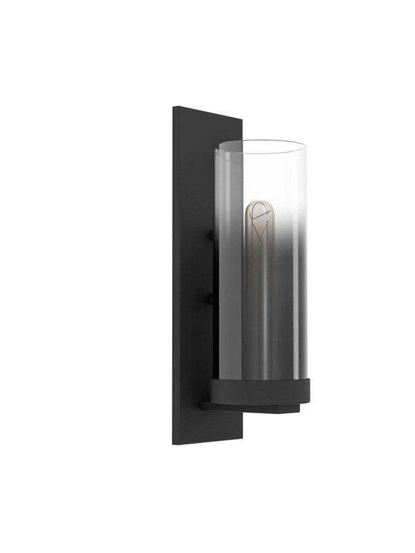 EGLO TOOTHILL WALL E27 BLACK/BLACKTRANSP.