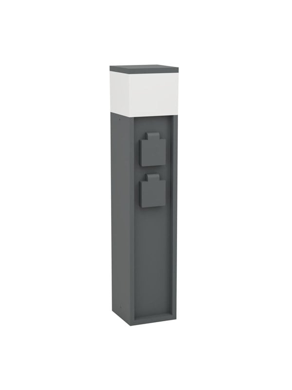 EGLO PARK 5 ULKOSÄNKY E27 M/2 SCHUKOSTIK IP54 MUSTA