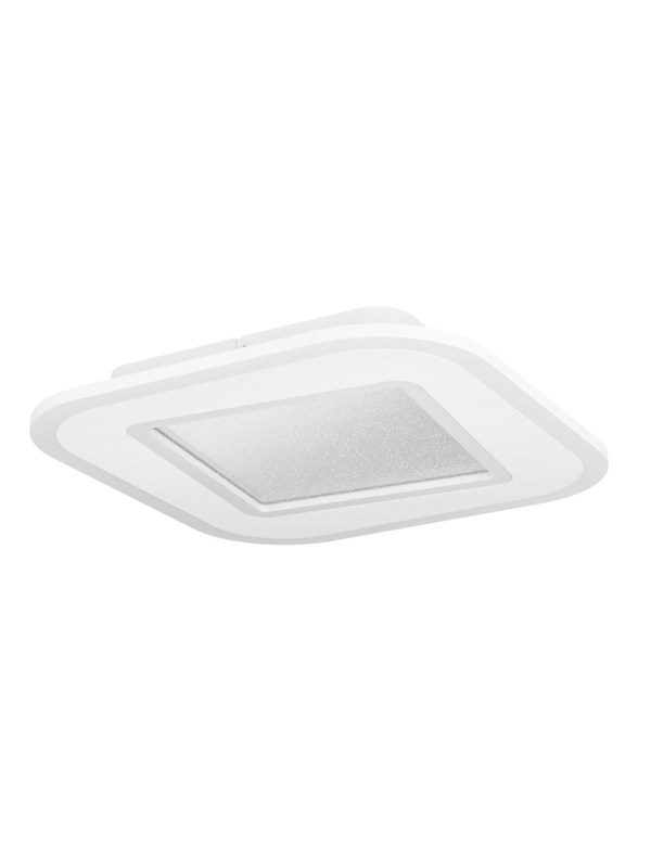 EGLO MACCHIONI KATTO 380X380 CCT 2360LM DIMMPB. VALKOINEN KRISTALLIEFFUKSELLA.