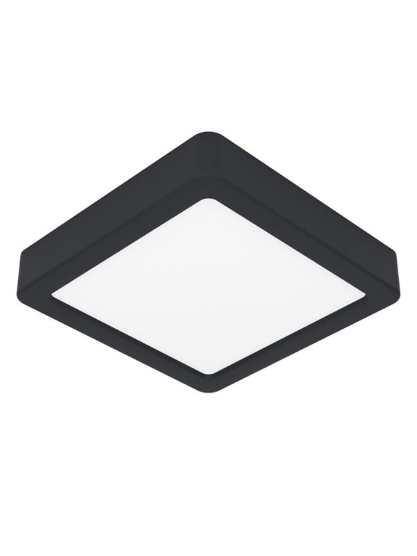 EGLO FUEVA 6 PLAFOND 150X150 CCT 7W 1100LM MUSTA