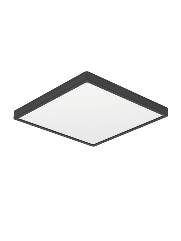 EGLO FUEVA 6 PLAFOND 150X150 CCT 7W 1100LM IP44 MUSTA