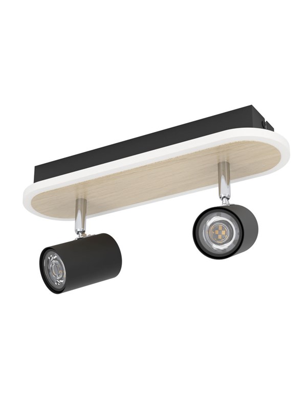 EGLO RIMBOCCHI SPOT RAIL L340 12W 1500LM PUU/MUSTA