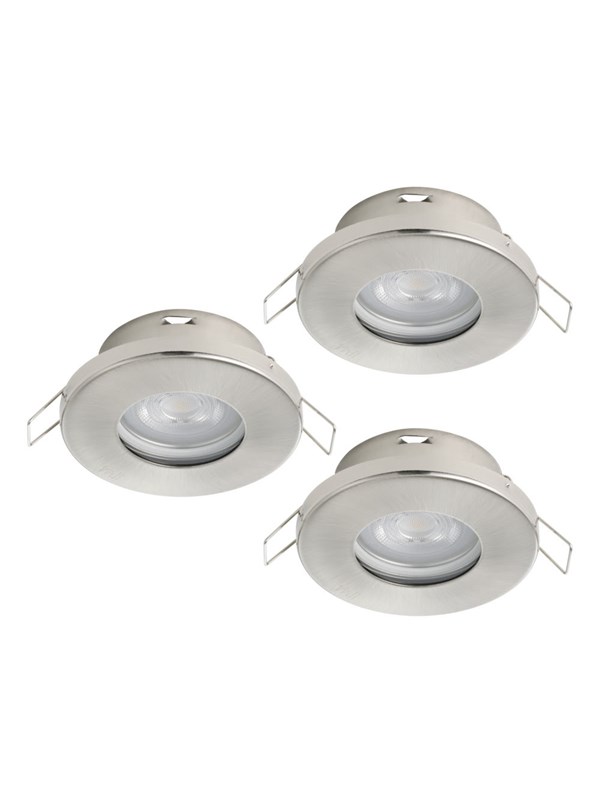 EGLO SISÄÄNRAKENNETTU FAVAZZINA. KIP Ø88 GU10 3X4.9W 3X400LM IP44 HT