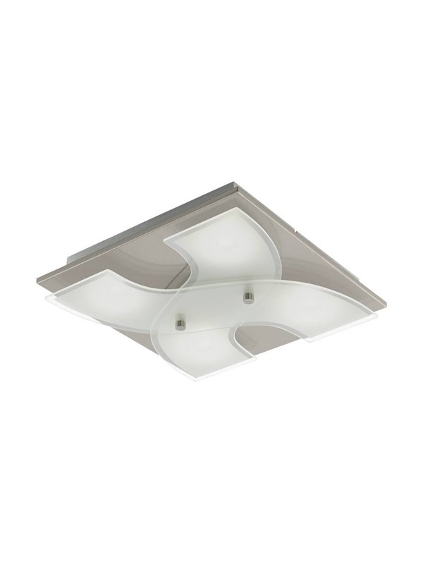 EGLO DIRUS KATTOVALAISIN 4X340LM 290X290 HT/SATINOITU