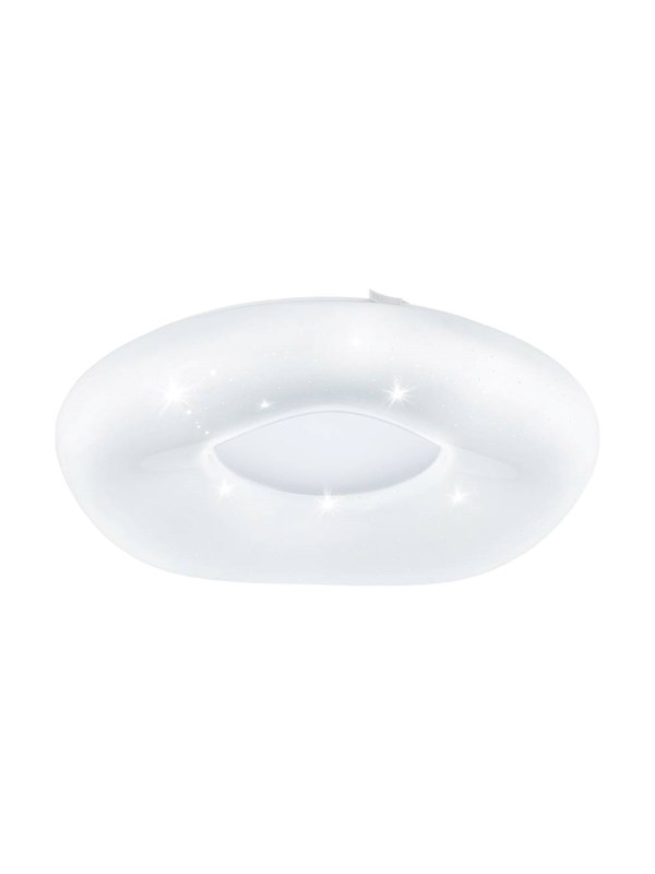 EGLO ZAMODILO KATTOVALAISIN Ø400 16.5W 1850LM 3000-6500K DIMMPB. KRISTALLI/VALKOINEN