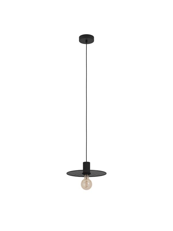 EGLO IKESTON RIIPPUVALAISIN E27 MUSTA/SÄLEIKKÖ