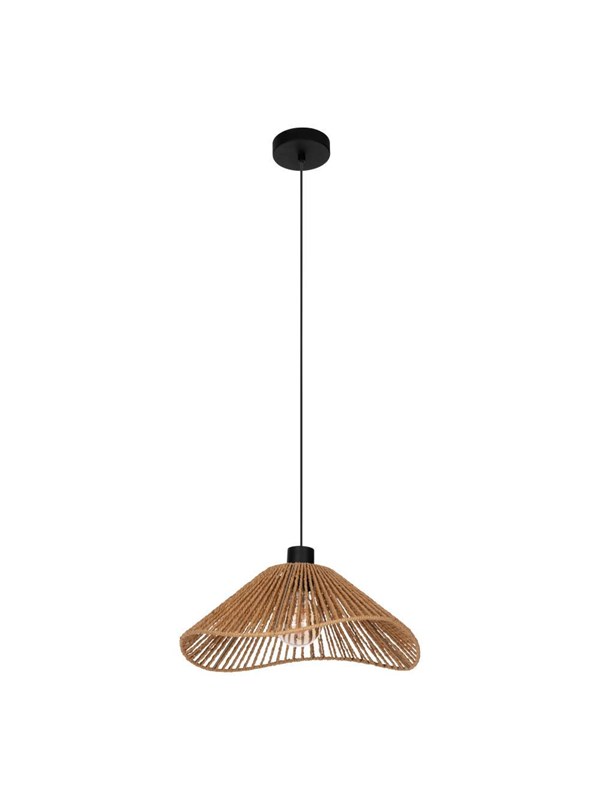 EGLO LAVISTERIRIIPPUVALAISIN Ø390 E27 MUSTA/LUONNONVÄRINEN FSC