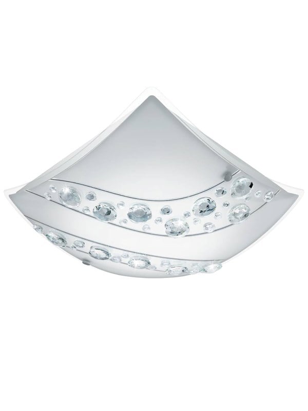 EGLO NERINI PLAFOND 1600LM 340X340 KRISTALLI