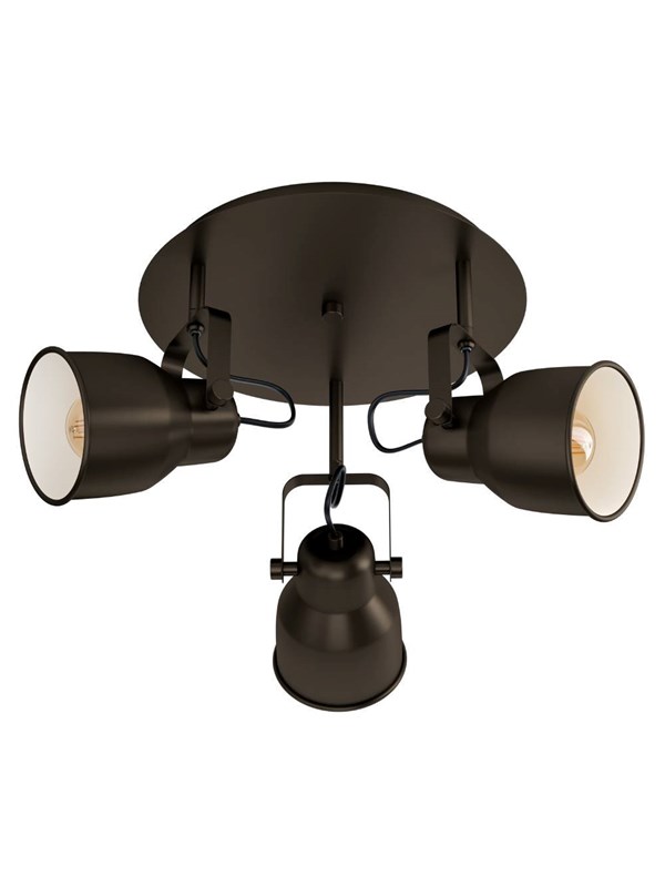 EGLO MITCHLEY SPOT RONDEL 3XE27 Ø500 MUSTA
