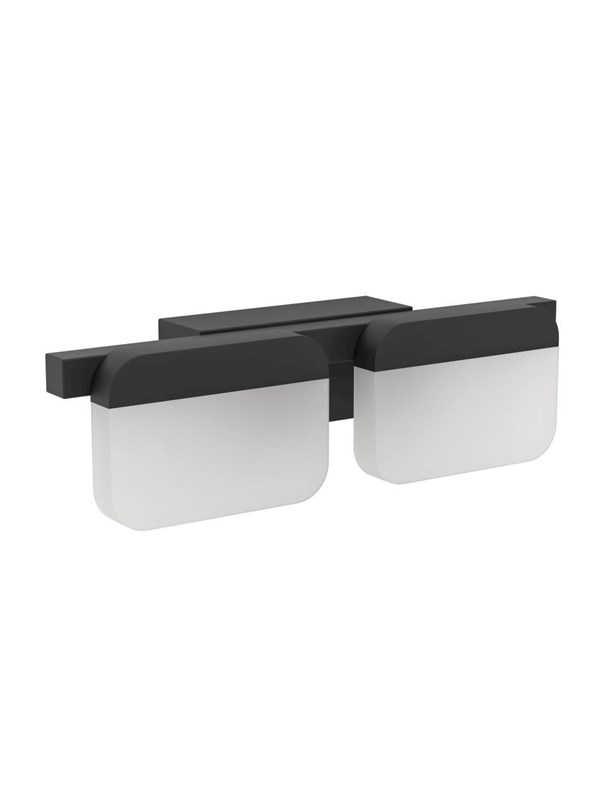 EGLO ERVIDEL SEINÄ 2X4.5W 960LM MUSTA