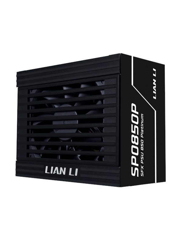 Lian Li SP850P SFX Virtalähde - 850 Watt - 92 mm - ATX 3.1 - 80 Plus Platina sertifioitu