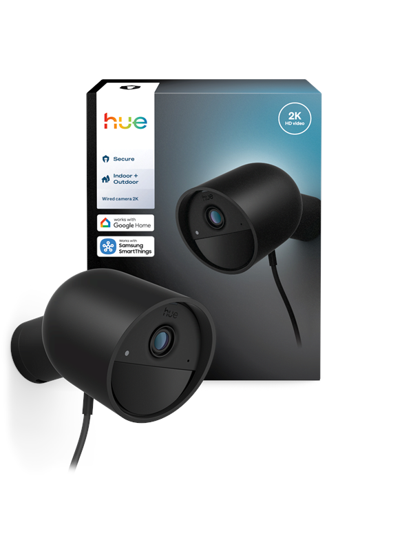 Philips Hue Secure-kamera 2K, langallinen - musta