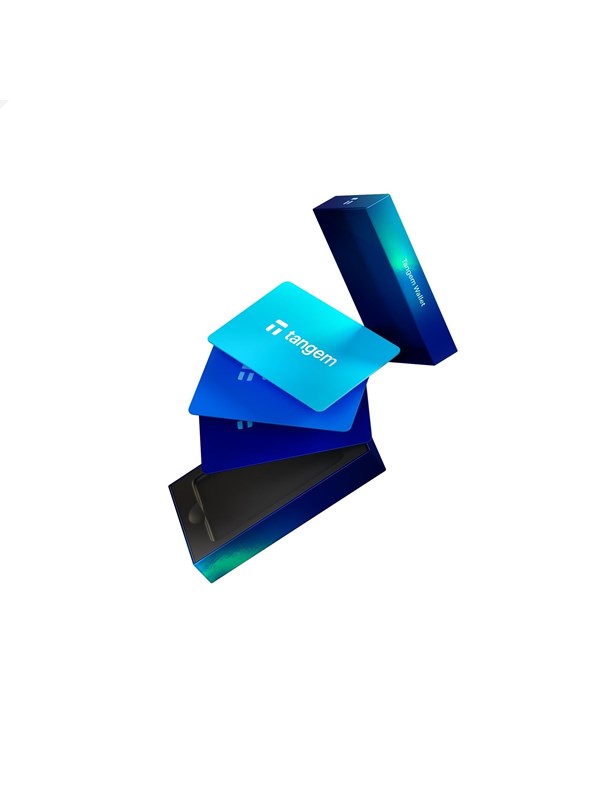 Tangem Wallet - 3-card set - Electric Night