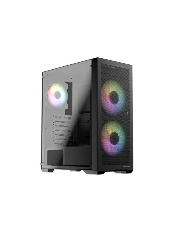 LC Power Gaming 717W Meshwork_L Dark - Kotelot - Tower - Musta