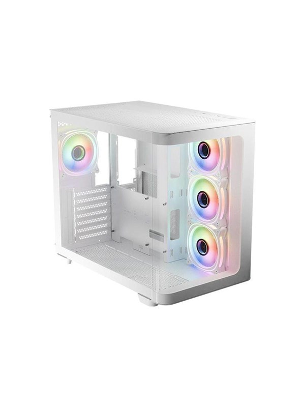 LC Power Gaming 8001W Pro-Storm Light - Kotelot - Tower - Valkoinen