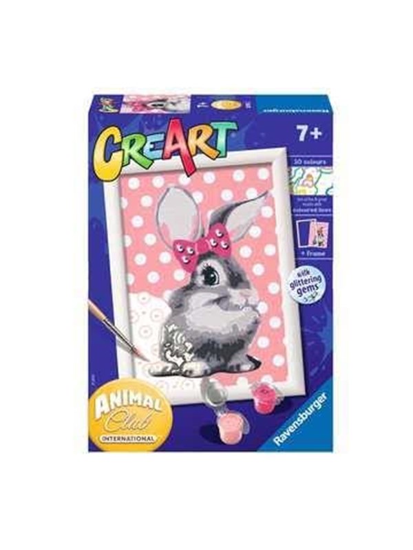 Ravensburger CreArt Paint by Number - Rabbit with Glitter