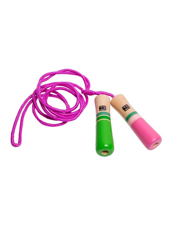 BS Toys - Jump Rope Pink with Wooden Handles