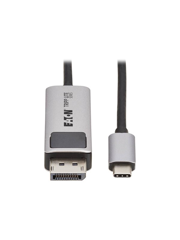 Eaton Tripp Lite Series USB-C to DisplayPort Active Adapter Cable M/M 8K 60Hz 4K 144Hz HDR 4:4:4 HDCP 2.3 Black 6ft