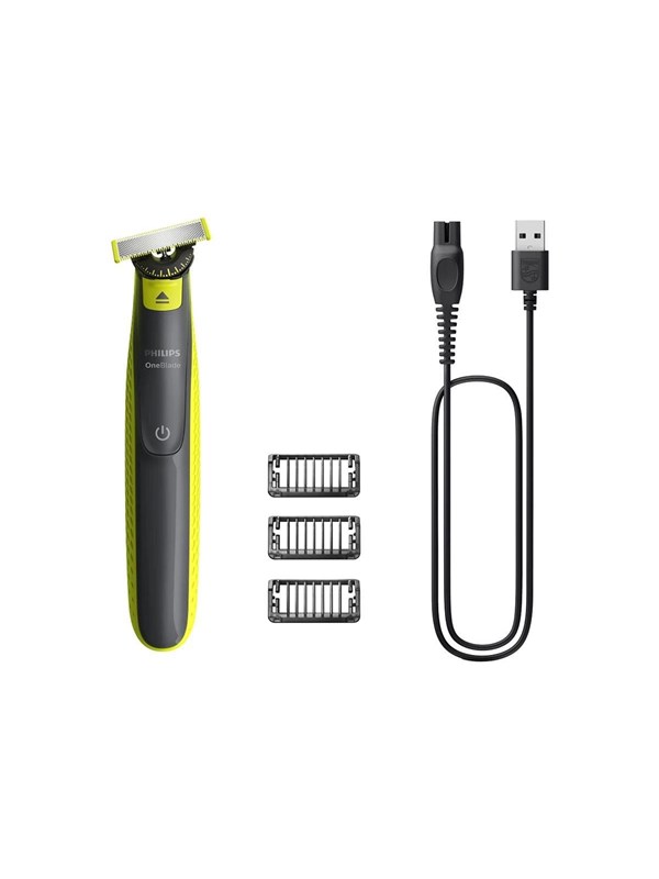 Philips OneBlade QP2724 - trimmer - lime green/dark grey
