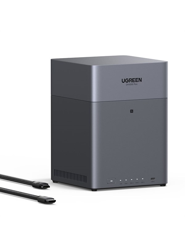 UGREEN NASync DH4300 Plus + HDMI cable - NAS-Palvelimet