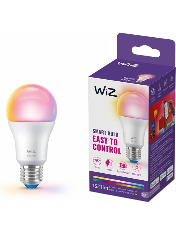 WiZ Smart LED A60 - täysväri ja säädettävä valkoinen E27