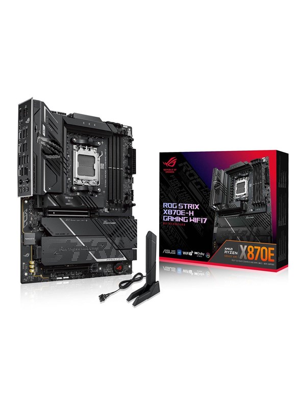 ASUS ROG STRIX X870E-H GAMING WIFI7 Emolevy - AMD X870E - AMD AM5 - DDR5 RAM - ATX