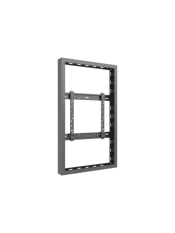 Multibrackets M Pro Series enclosure - medium - for digital signage panel - high brightness - black RAL 9005 - Max 25 kg - recommended for 50"