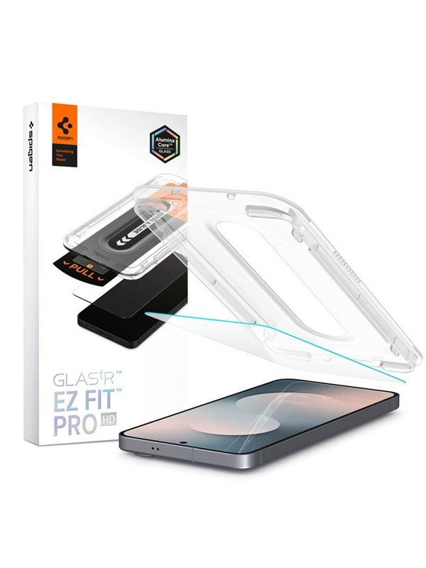 Spigen Glass tR EZ Fit Pro HD 1 Pack - transparency - Samsung Galaxy S25 FE