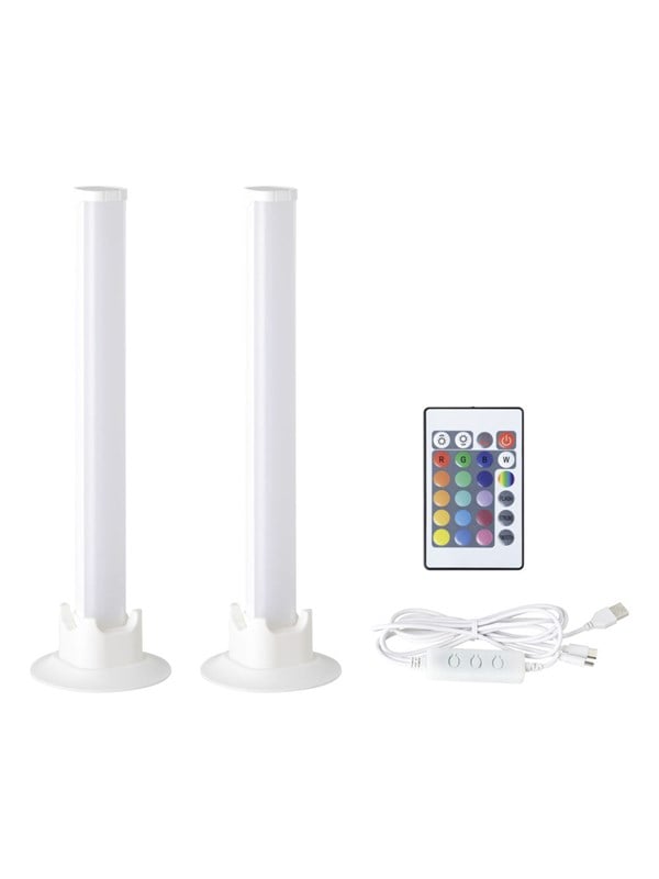 EGLO GAMER LIGHT Pöytävalosetti - Valkoinen, 2x3,3W RGBW + 3000K