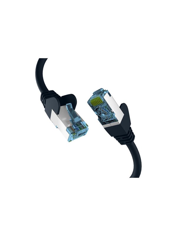 M-CAB EFB-Elektronik patch cable - 50 cm - black - Musta - 0.5m