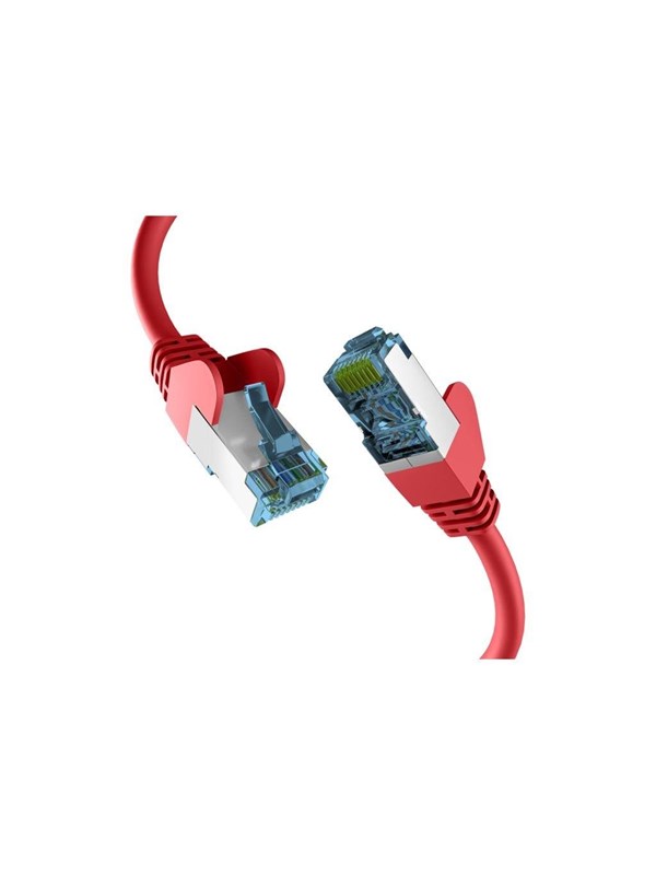 M-CAB EFB-Elektronik patch cable - 10 m - red - Punainen - 10m