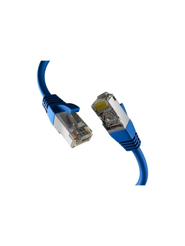 M-CAB EFB-Elektronik patch cable - 5 m - blue - Sininen - 5m