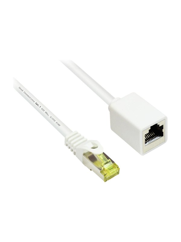 Alcasa electronik Good Connections RNS patch extension cable - 50 cm - white - Valkoinen - 0.5m