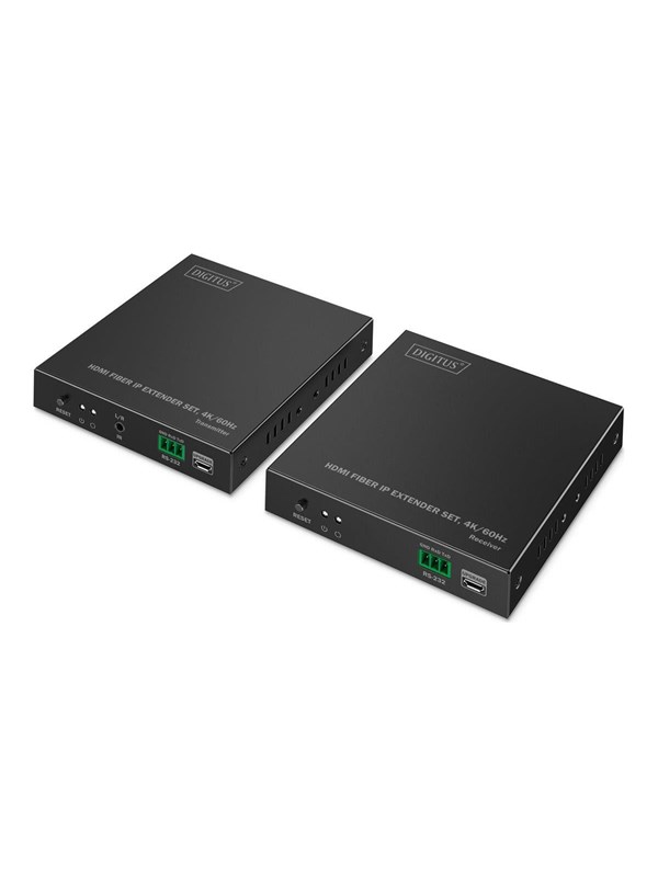 DIGITUS - Extender Set - video/audio/infrared/serial extender - HDMI 1GbE
