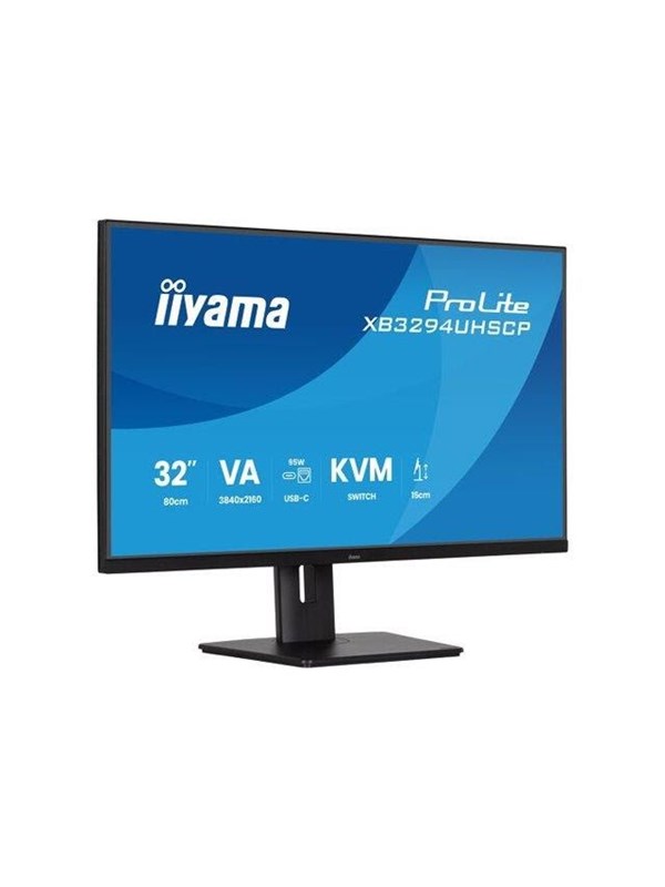 31.5" iiyama ProLite XB3294UHSCP-B1 - LED monitor - 4K - 31.5"