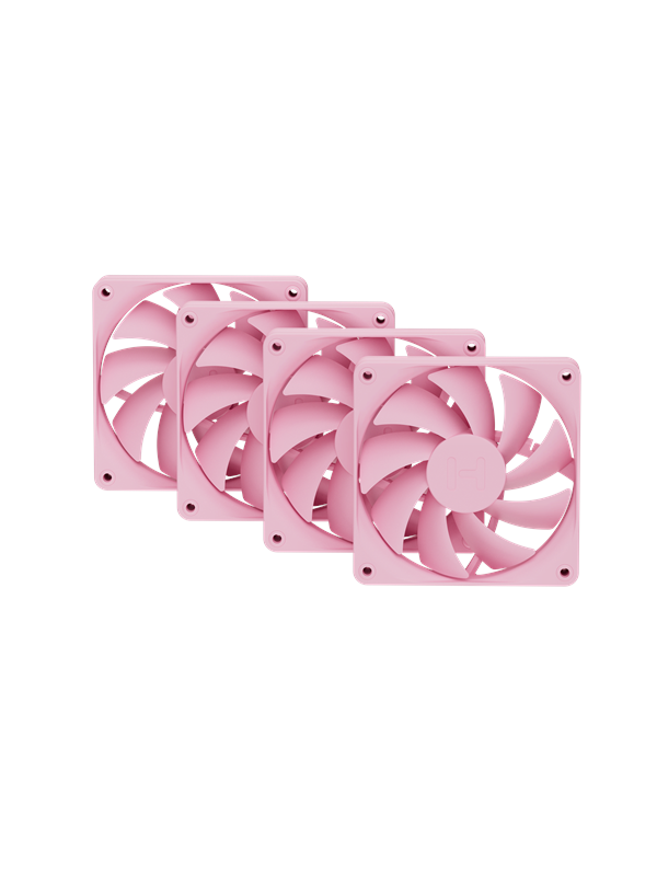 HYTE FA12 FAN - (Strawberry Milk / Pink) 4-pack - Kotelotuuletin - 120mm - Vaaleanpunainen - 28 dBA