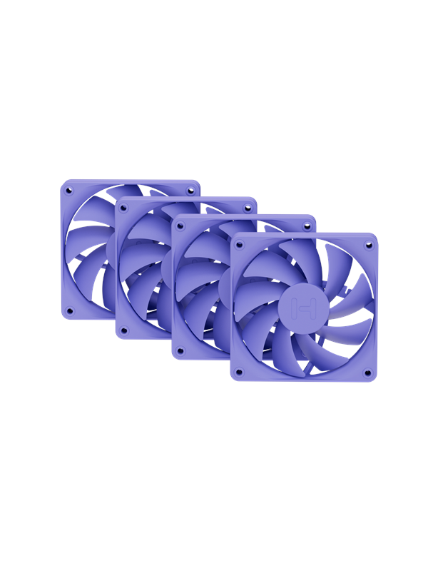 HYTE FA12 FAN (Taro Milk / Purple) 4-pack - Kotelotuuletin - 120mm - Violetti - 28 dBA
