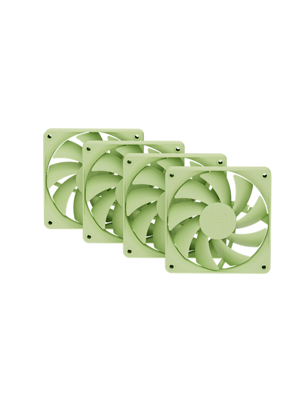 HYTE FA12 FAN - (Matcha Milk / Green) 4-pack - Kotelotuuletin - 120mm - Vihreä - 28 dBA