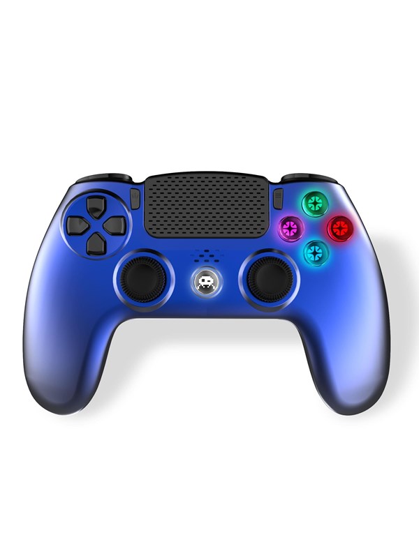 Freaks And Geeks 140107d - Metal Blue - Wireless Controller - Sony PlayStation 4