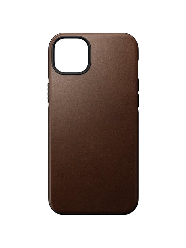Nomad Modern Leather Case - iPhone 14 Plus Rustic Brown Leather