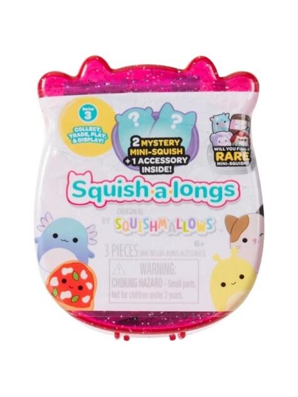 Squishalongs 2.5 cm Blind bag 2 Pack - S3 assorted