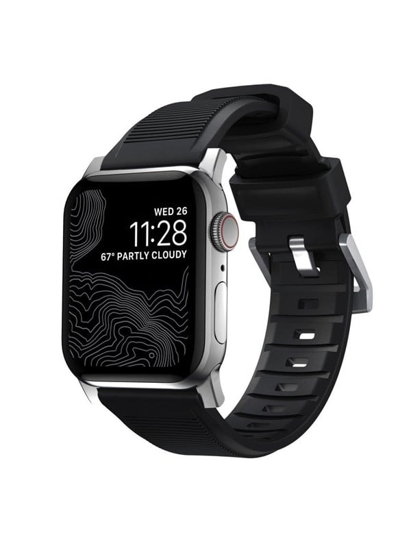 Nomad - Rugged Band - 44mm/42mm | Silver Hardware | FKM | V2