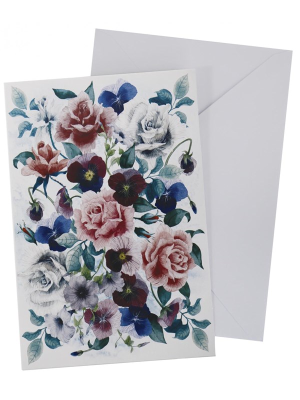 SCANSEASON Card with envelope FLOWERS11*17cm