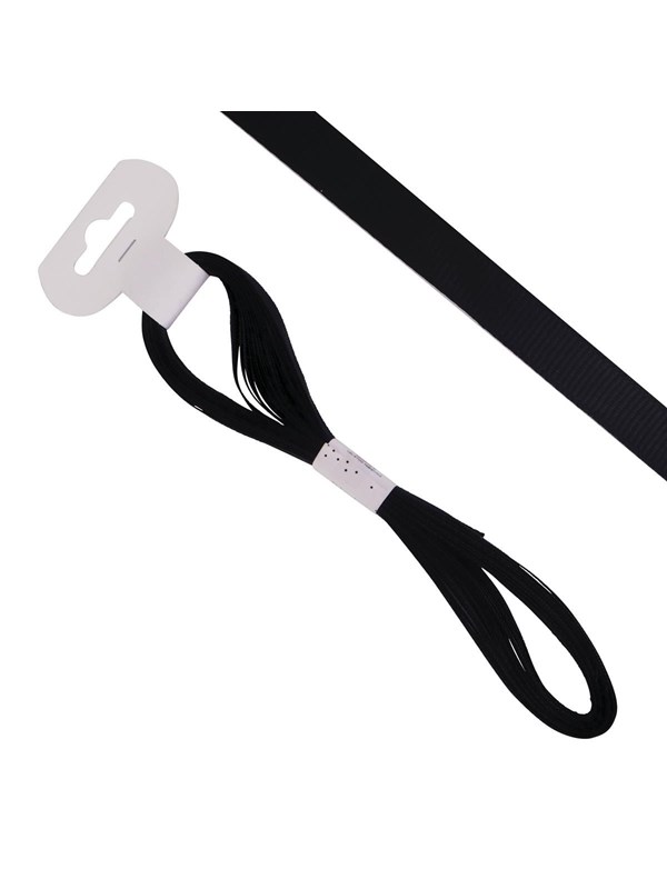 SCANSEASON Gift ribbon ribbed 10mm*10meter BLACK