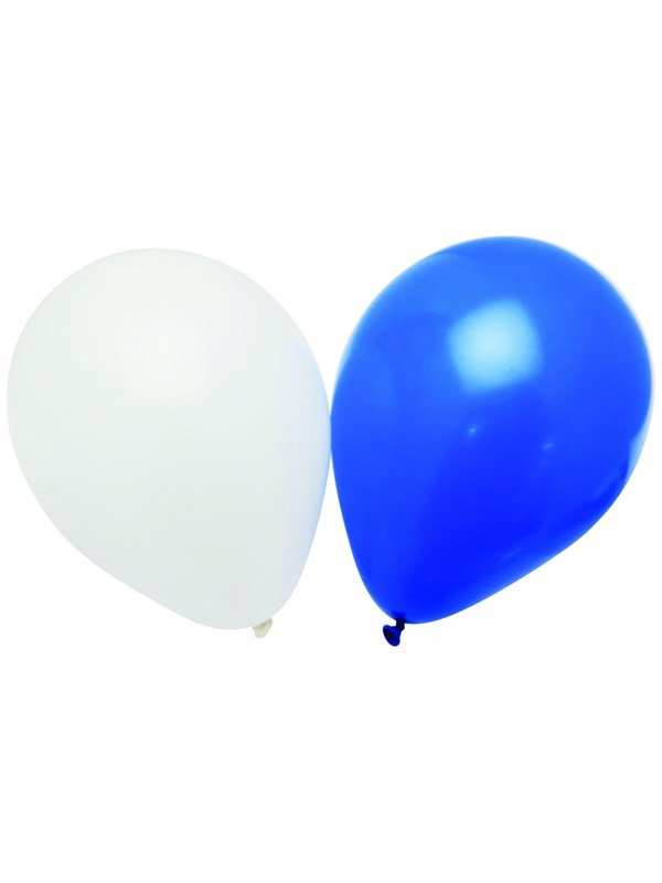 SCANSEASON Balloon blue and white 12 pcs. 23cm.
