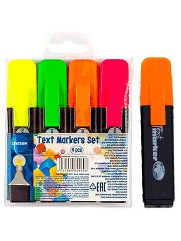 CENTRUM Highlighter 1-5mm. 4ass. colors
