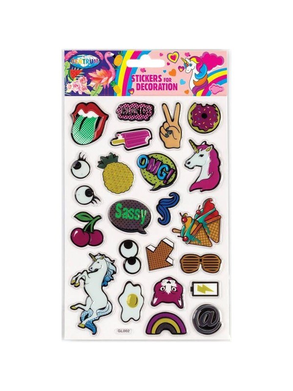 CENTRUM STICKERS Puffy