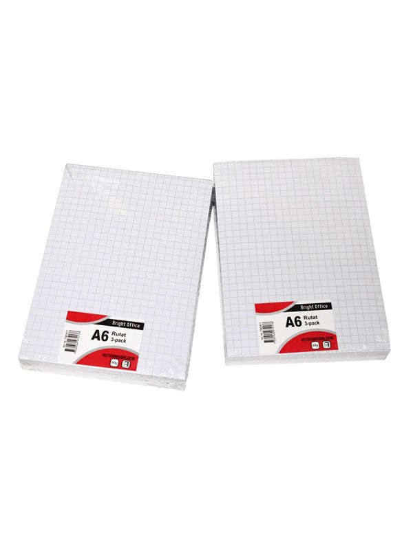 BRIGHTOFFICE Standard pad A6 KVDR. 3-pack