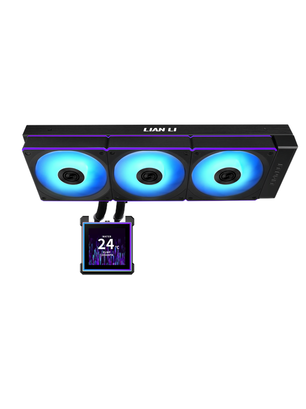 Lian Li Hydroshift II LCD-S 360CL Wireless - CPU Vesijäähdytys - Max 31 dBA
